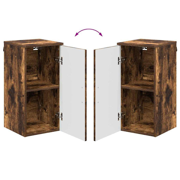 vidaXL Bathroom Furniture Set with Drawers 5 pcs Smoked Oak
