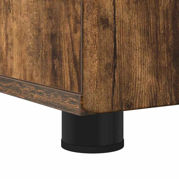 vidaXL Bathroom Furniture Set with Drawers 3 pcs Smoked Oak