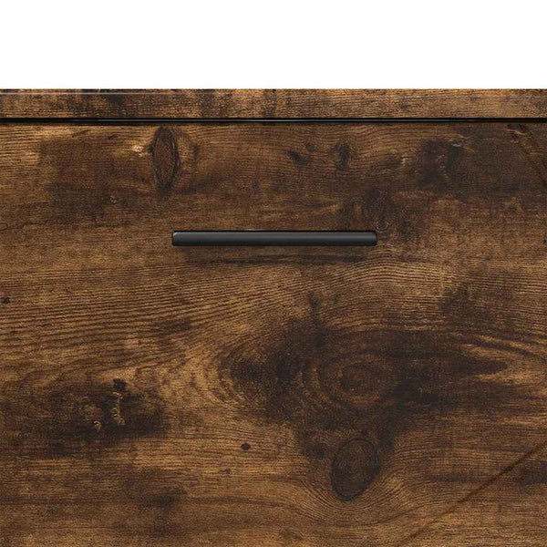 vidaXL Bathroom Furniture Set with Drawers 3 pcs Smoked Oak