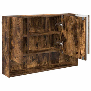 vidaXL Bathroom Furniture Set with Drawers 3 pcs Smoked Oak