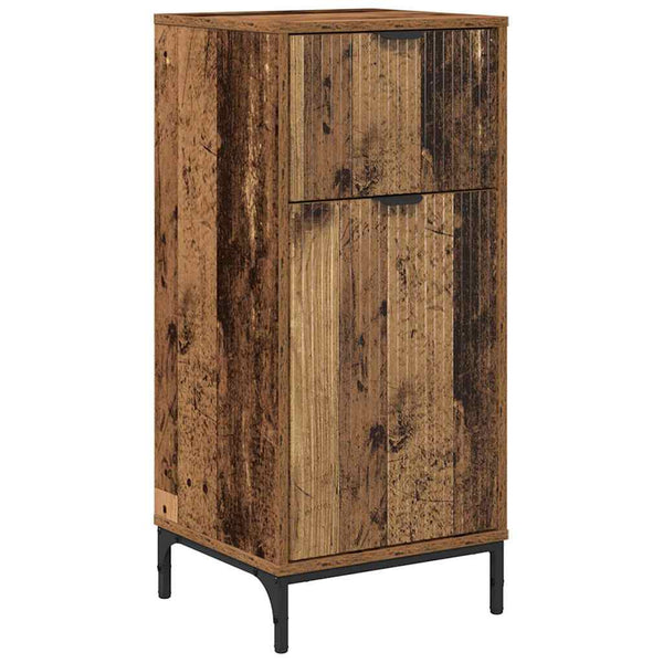 vidaXL Bathroom Furniture Set Wall-mounted Reclaimed Wood, Engineered Wood, Metal