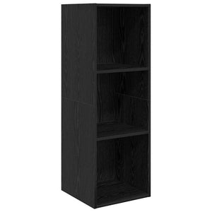 vidaXL TV Cabinet Set 3 pcs Black Oak Look Engineered Wood