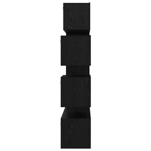 vidaXL TV Cabinet Set 8 pcs Black Oak Look Engineered Wood