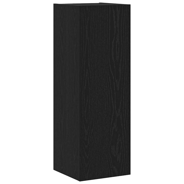 vidaXL TV Cabinet Set 7 pcs Black Oak Look Engineered Wood