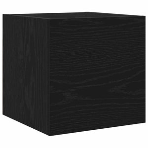 vidaXL TV Cabinet Set 6 pcs Black Oak Look Engineered Wood