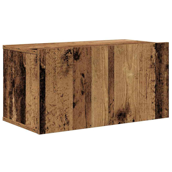 vidaXL TV Cabinet Set Wall Mounted 10 pcs Reclaimed Wood Engineered Wood