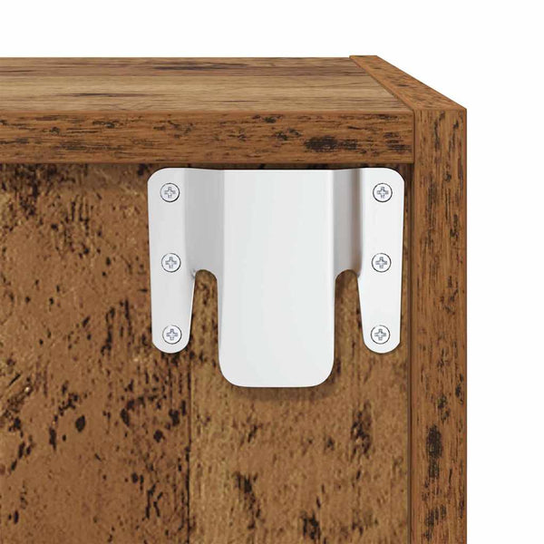 vidaXL TV Cabinet Set Wall-Mounted 2 pcs Reclaimed Wood Engineered Wood