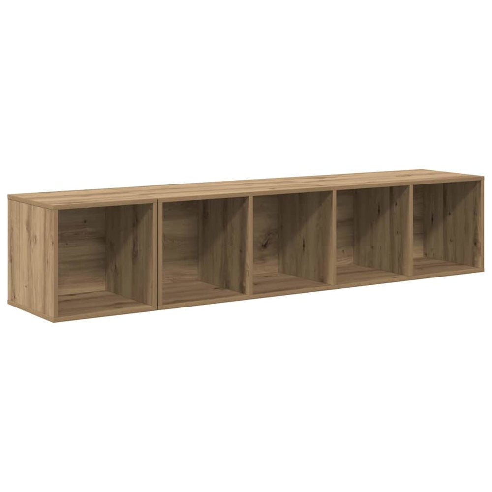 vidaXL TV Cabinet Set Wall-Mounted 2 pcs Artisan Oak Engineered Wood