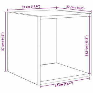 vidaXL TV Cabinet Set Wall-Mounted 2 pcs Artisan Oak Engineered Wood
