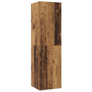 vidaXL Wall-Mounted TV Cabinet 4 pcs Reclaimed Wood Engineered Wood