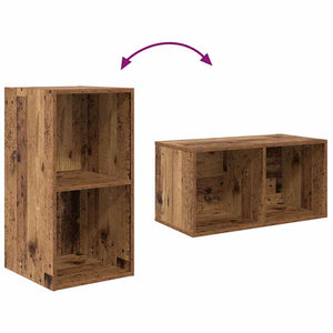 vidaXL TV Cabinet Set Reclaimed Wood 37 x 37 x 107 cm Engineered Wood