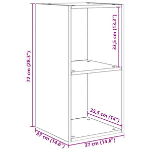 vidaXL TV Cabinet Set Reclaimed Wood 37 x 37 x 107 cm Engineered Wood