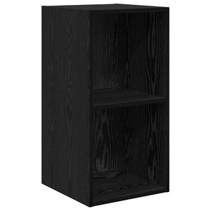 vidaXL TV Cabinet Set Black Oak Look 37 x 37 x 107 cm