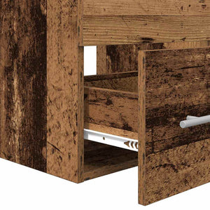 vidaXL Bathroom Furniture Set with Drawers 2 pcs Reclaimed Wood Engineered Wood