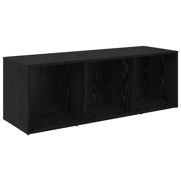 vidaXL TV Cabinet Set 4 pcs Black Oak Look 37 x 35 x 107 cm
