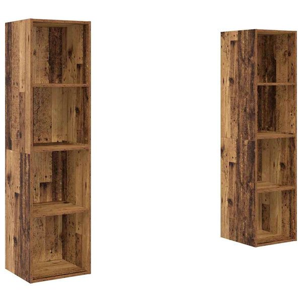 TV-Schrankset Braun Holzwerkstoff