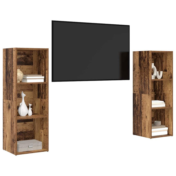 TV-Schrank Set 2 Altholz