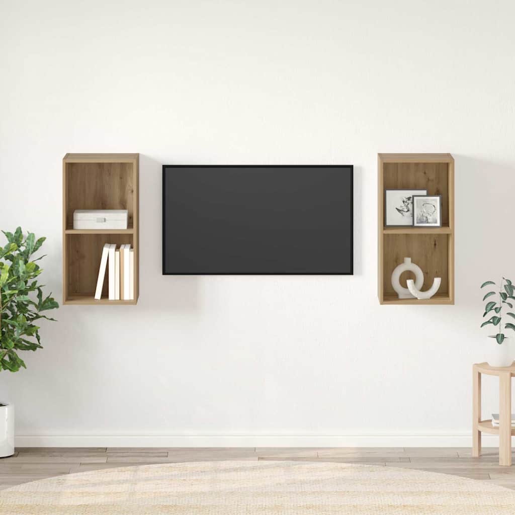 TV-Schrank Set Artisan-Eiche 2-teilig