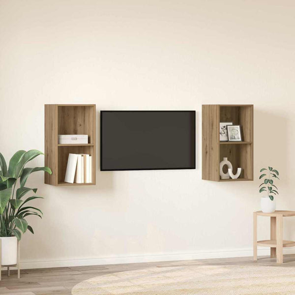 TV-Schrank Set Artisan-Eiche 2-teilig