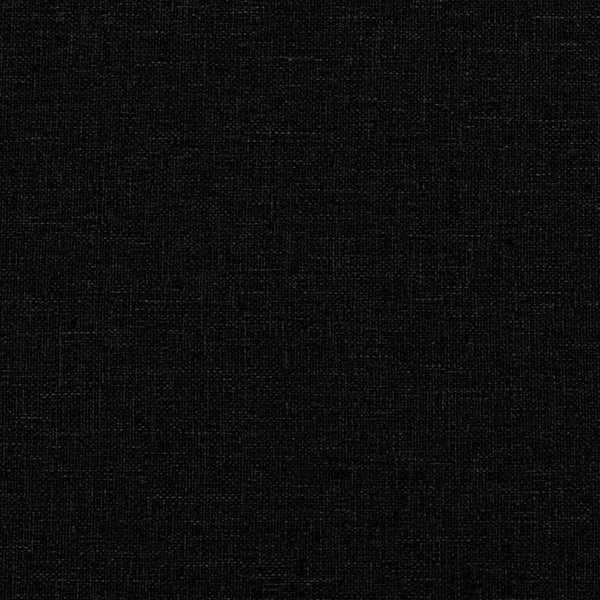 vidaXL Corner Bed Frame Black 100 cm x 200 cm Fabric and Plywood