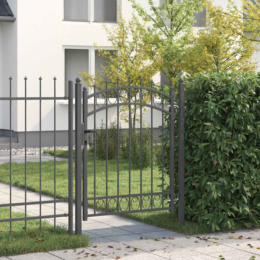 vidaXL Garden Gate with Spikes EMMEN 150 x 100 cm