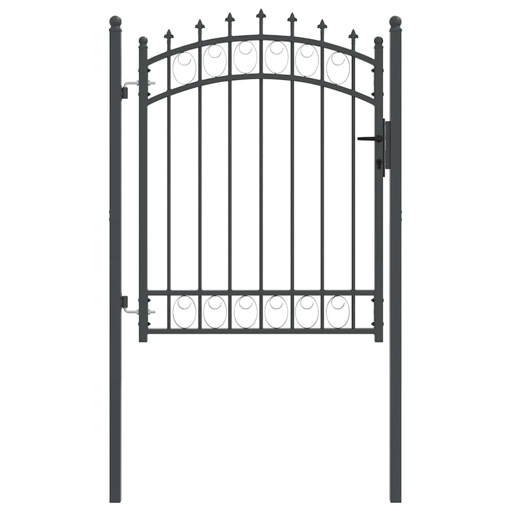 vidaXL Garden Gate with Spikes EMMEN 150 x 100 cm