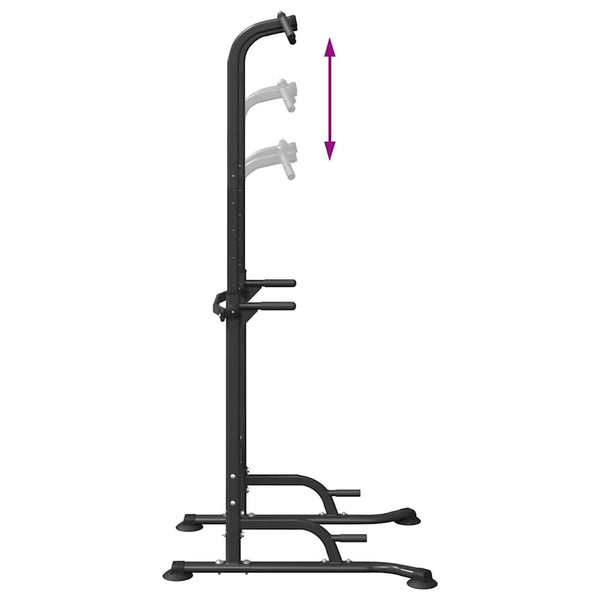 Power Tower Dip Station – Schwarz