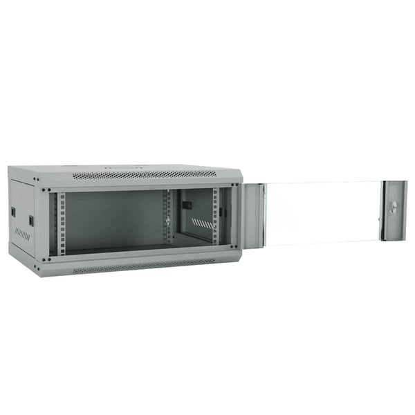 Netzwerkschrank Stahl Grau 60x45x28cm
