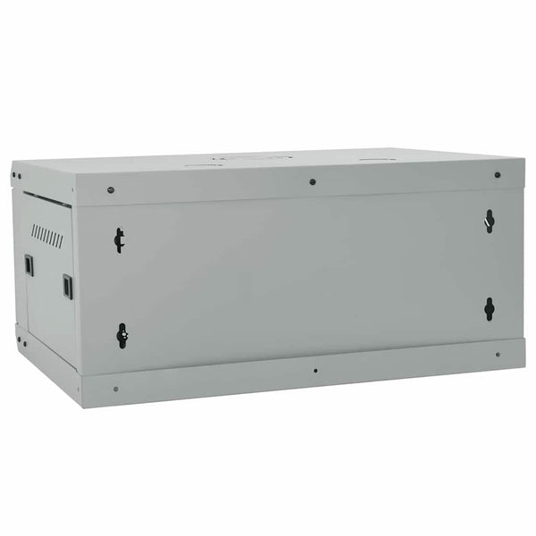 Netzwerkschrank Stahl Grau 60x45x28cm