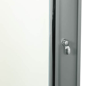 Netzwerkschrank mit Speicher Grau 60x45x35 cm