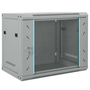 Netzwerkschrank mit Speicher Grau 60x45x50cm