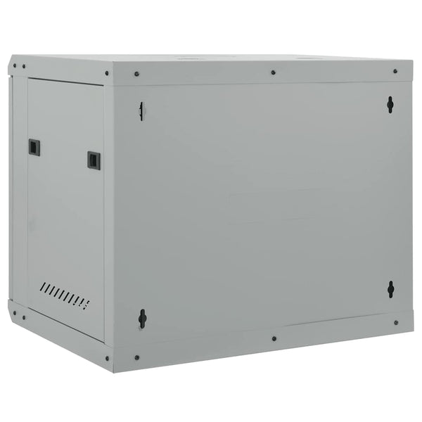 Netzwerkschrank mit Speicher Grau 60x45x50cm