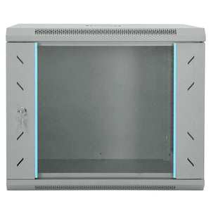 Netzwerkschrank mit Speicher Grau 60x45x50cm