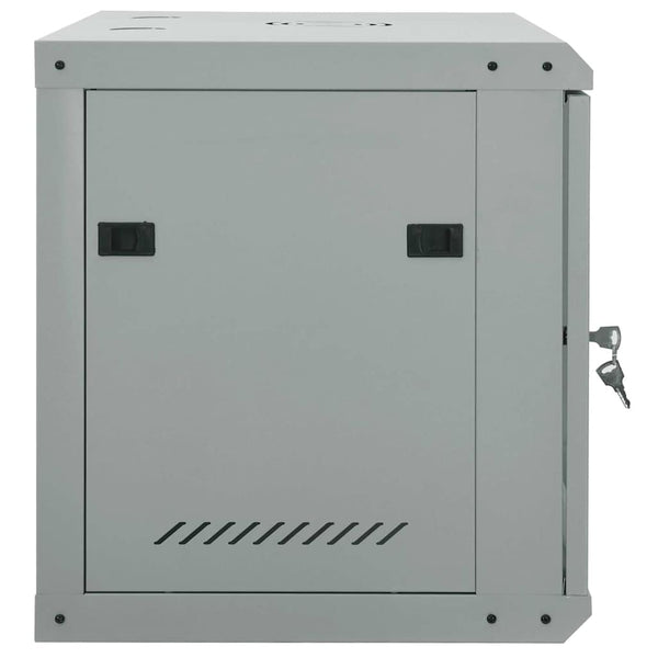 Netzwerkschrank mit Speicher Grau 60x45x50cm