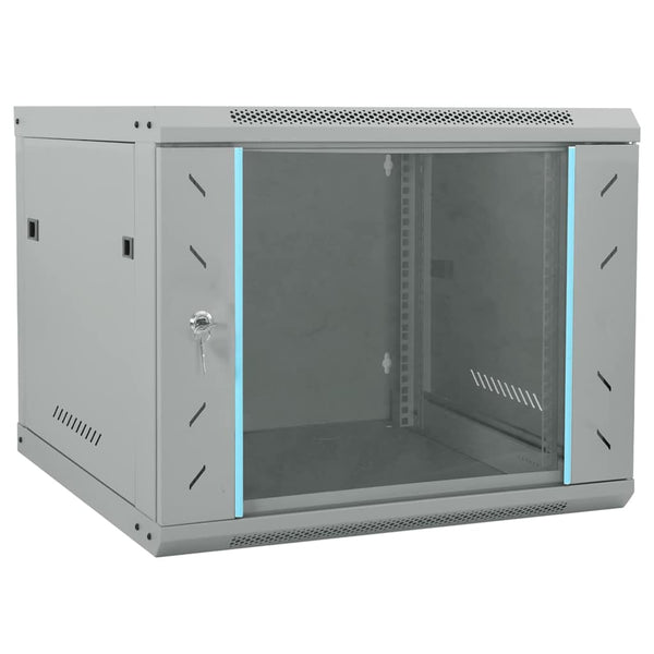 Netzwerkschrank Stahl Grau 60x60x50cm