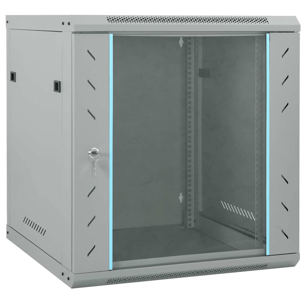 Netzwerkschrank Grau 60x60x65cm Stahl