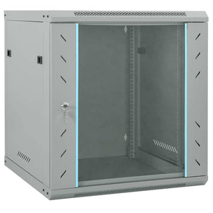Netzwerkschrank Grau 60x45x65cm Stahl