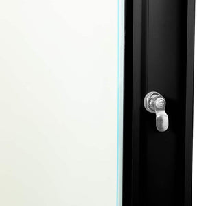 Netzwerkschrank mit Speicher, Schwarz