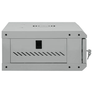Netzwerkschrank mit Speicher Grau 53x45x21cm