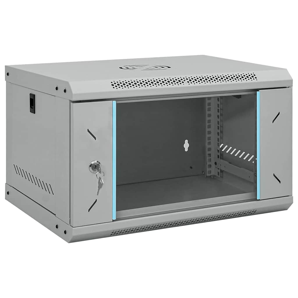 Netzwerkschrank Grau 53x45x30cm Stahl