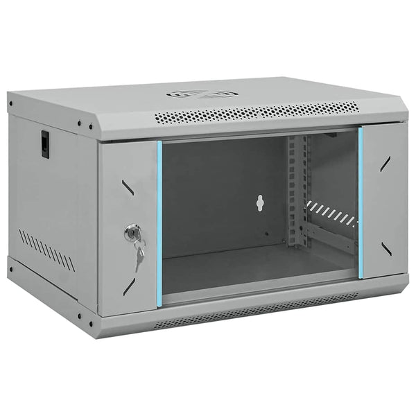 Netzwerkschrank Grau 53x45x30cm Stahl