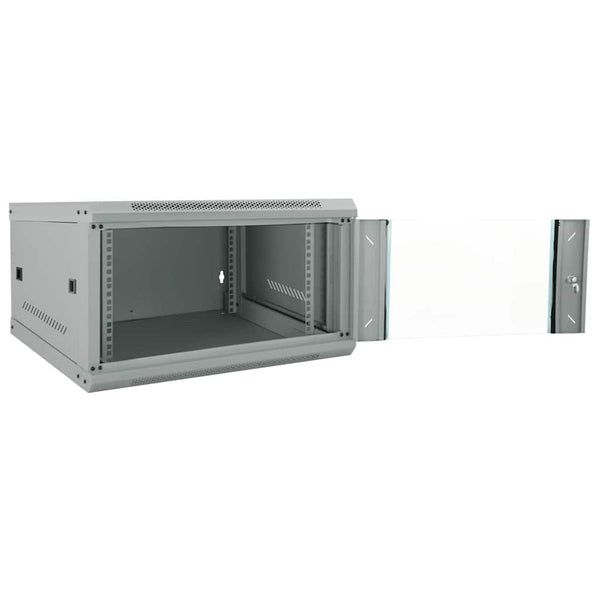 Netzwerkschrank Grau Stahl 53x60x30cm