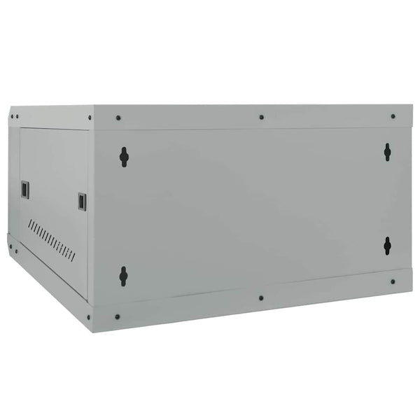 Netzwerkschrank Grau Stahl 53x60x30cm