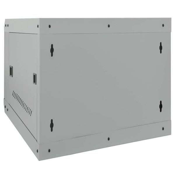 Netzwerkschrank mit Speicher Grau 53x60x45 cm