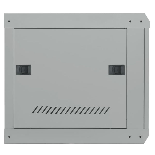 Netzwerkschrank mit Speicher Grau 53x60x45 cm