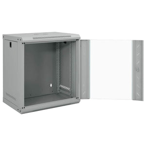 Netzwerkschrank mit Speicher Grau 53x45x60 cm