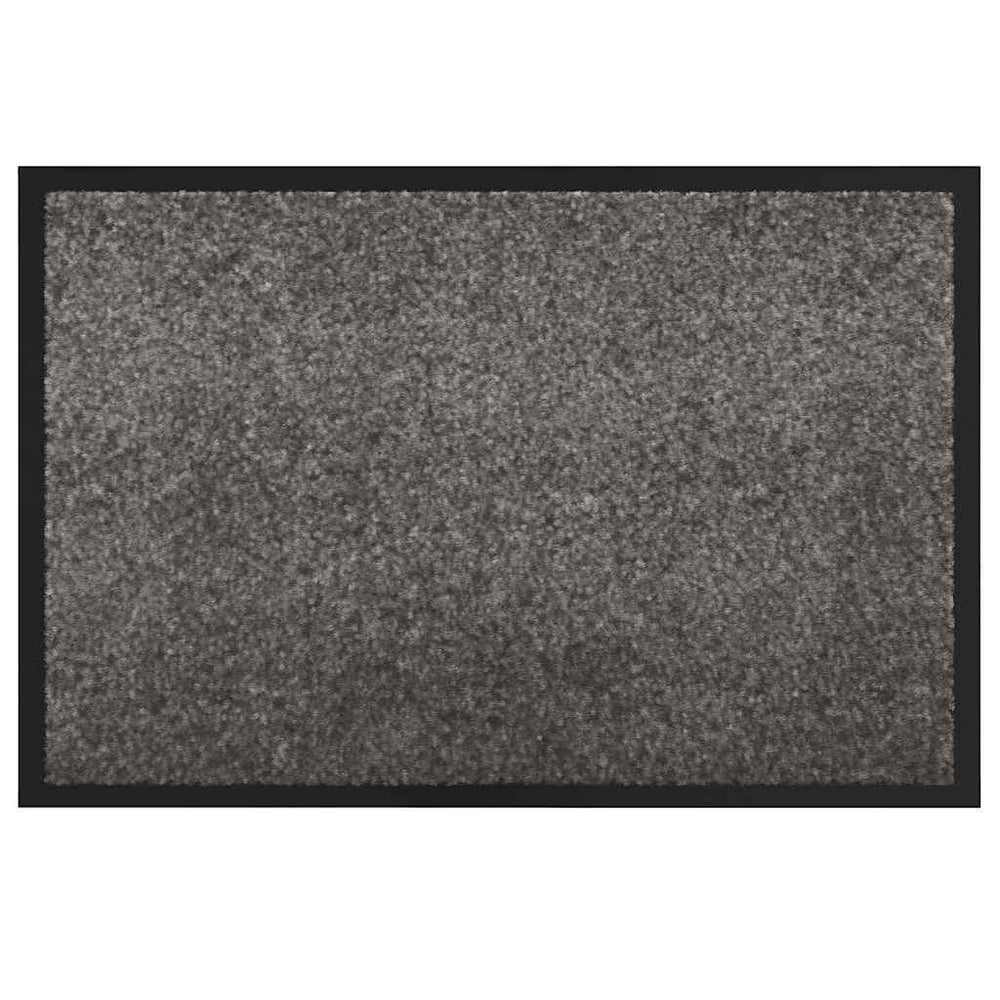 Fußmatte Hellgrau 120x80 cm Teddystoff