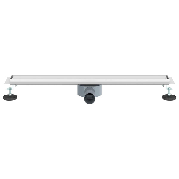 vidaXL 2-in-1 Shower Drain with 360° Siphon Silver 70 cm 304 Stainless Steel