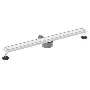 vidaXL 2-in-1 Shower Drain with 360° Siphon Silver 90 cm Stainless Steel 304