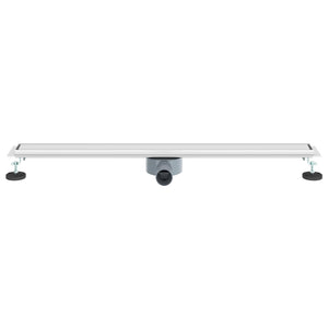 vidaXL 2-in-1 Shower Drain with 360° Siphon Silver 90 cm Stainless Steel 304